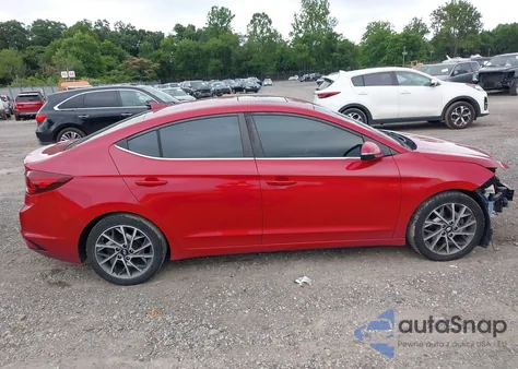 2020 Hyundai Elantra Limited from USA, damaged, VIN KMHD84LF1LU898246